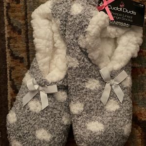 Cuddl Duds Sherpa Lined Lounge Fuzzy Socks